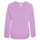 Dámske tričko véčko dlhý rukáv - fialová