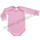 Body prekladan&eacute; plece farebn&eacute; dlh&yacute; ruk&aacute;v - ružov&aacute;